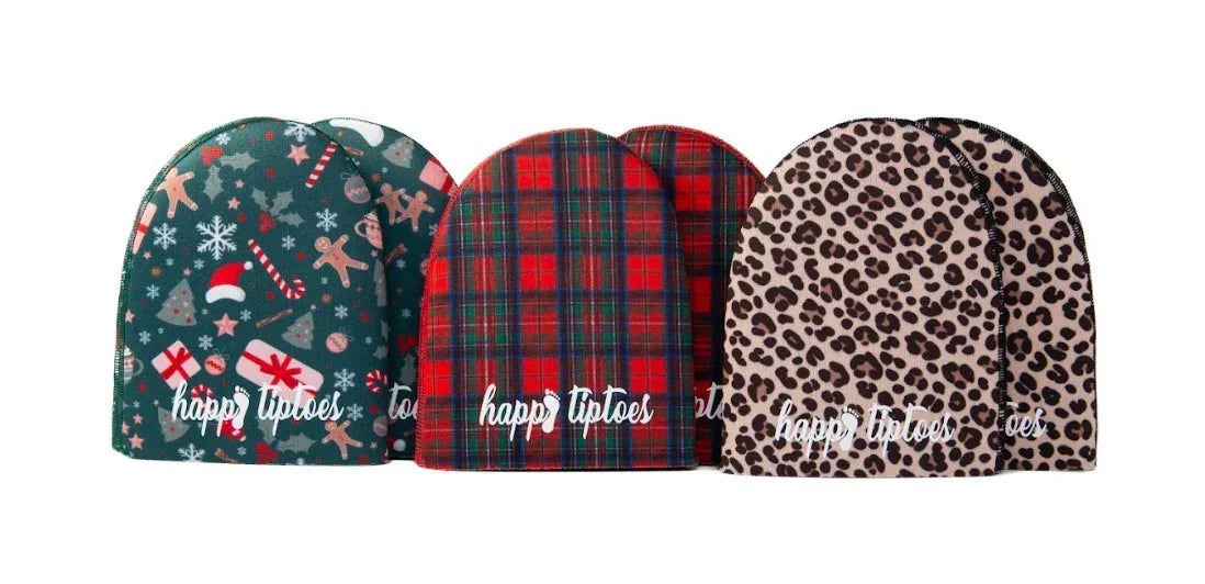 Zehenwärmer - mit Weihnachtsmuster