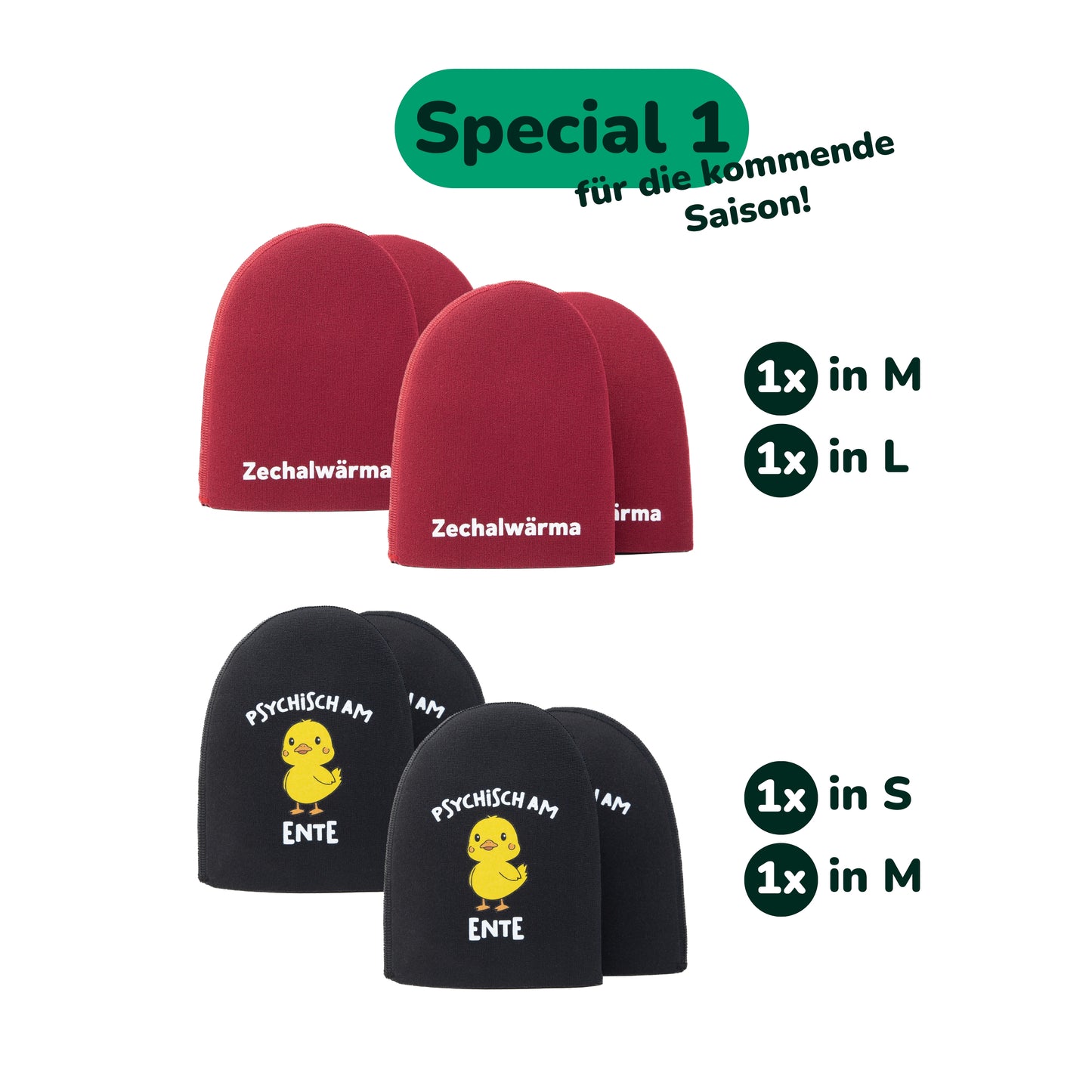 Special 1- Zehenwärmer 4er-Set
