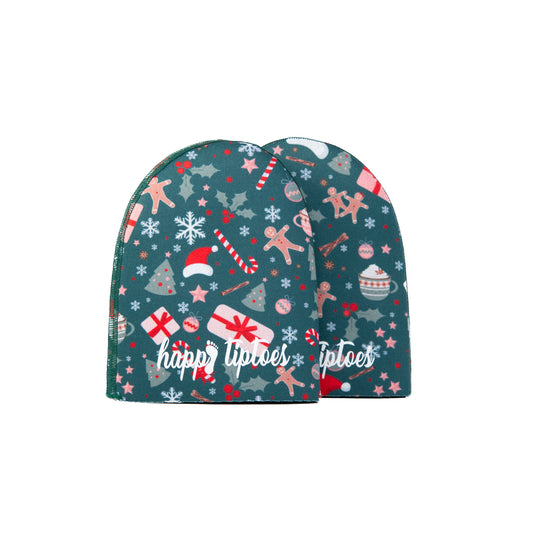 Zehenwärmer - mit Weihnachtsmuster